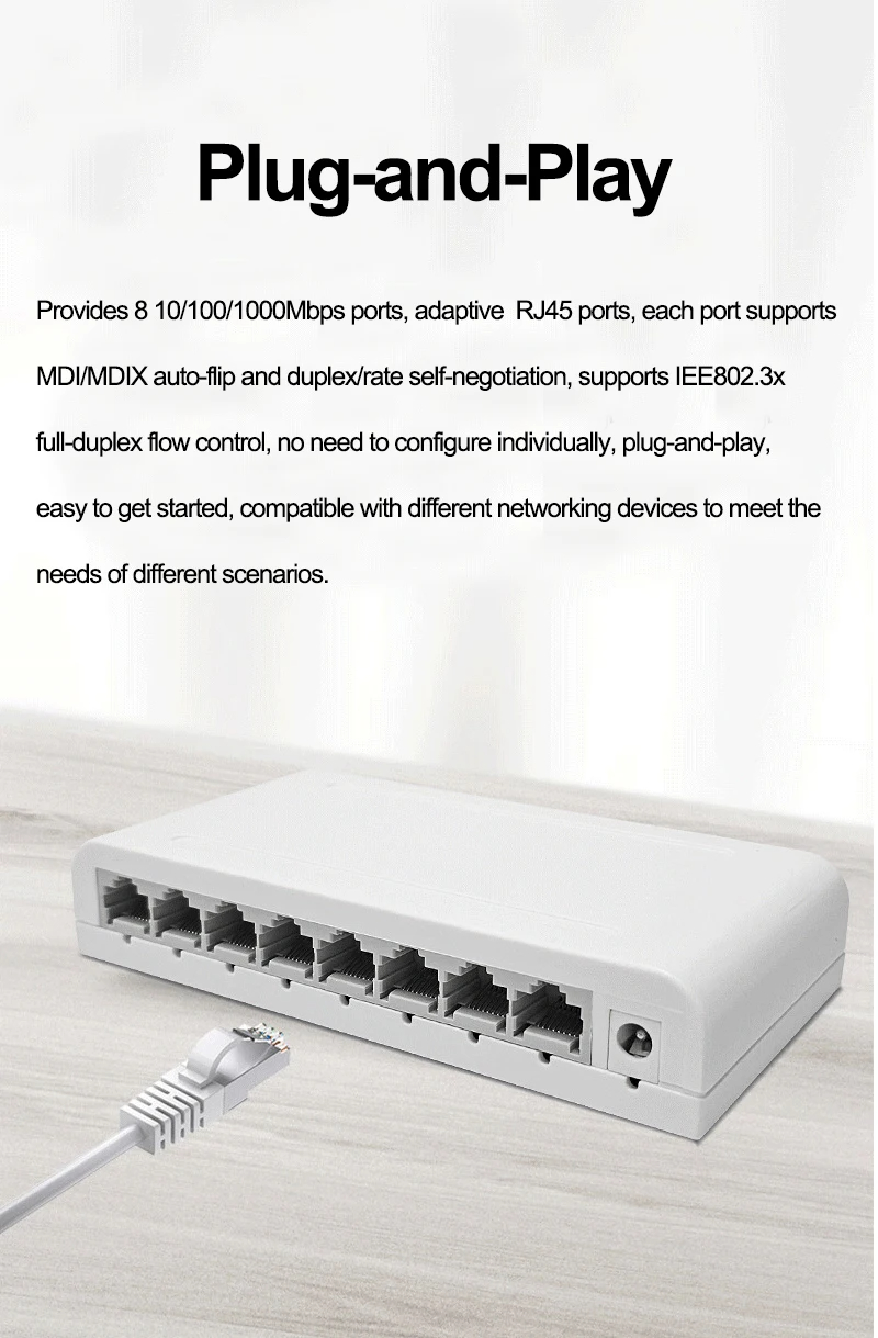 8-Port-Gigabit-Daten-Switch-Netzwerk-Hub-fuumlr-den-Desktop-Ethernet-Splitter-Plug-and-Play-geschirm-2015189-3