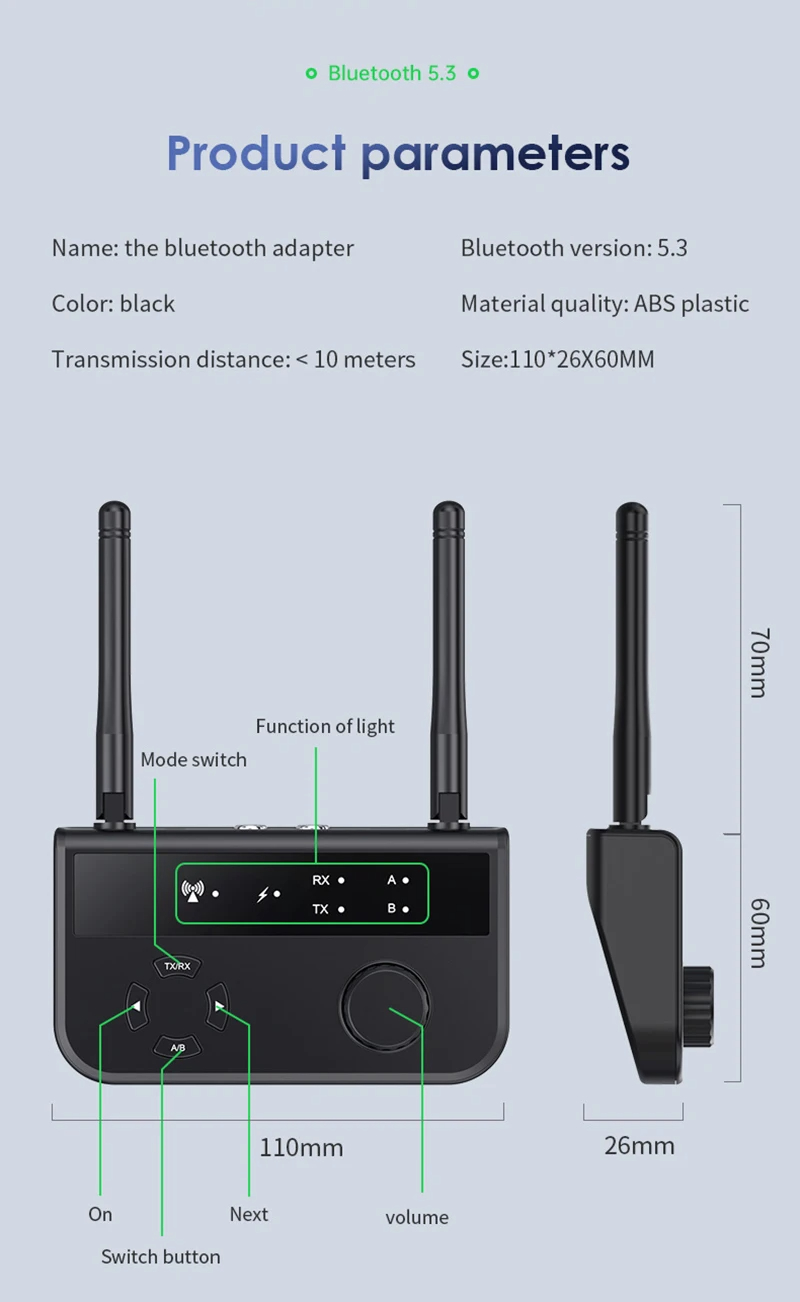 B39-2-in-1-Bluetooth-53-Audioempfaumlnger-Transmitter-35mm-Aux-Jack-RCA-Stereo-Musik-Wireless-Adapte-2022384-11