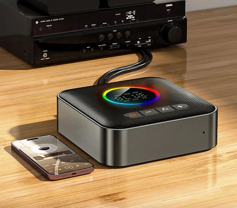 M10-1-zu-2-Bluetooth-54-Audio-Empfaumlnger-FM-Modulator-Transmitter-mit-RGB-Licht-Freisprechfunktion-2013136-15