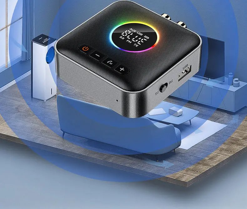 M10-1-zu-2-Bluetooth-54-Audio-Empfaumlnger-FM-Modulator-Transmitter-mit-RGB-Licht-Freisprechfunktion-2013136-30