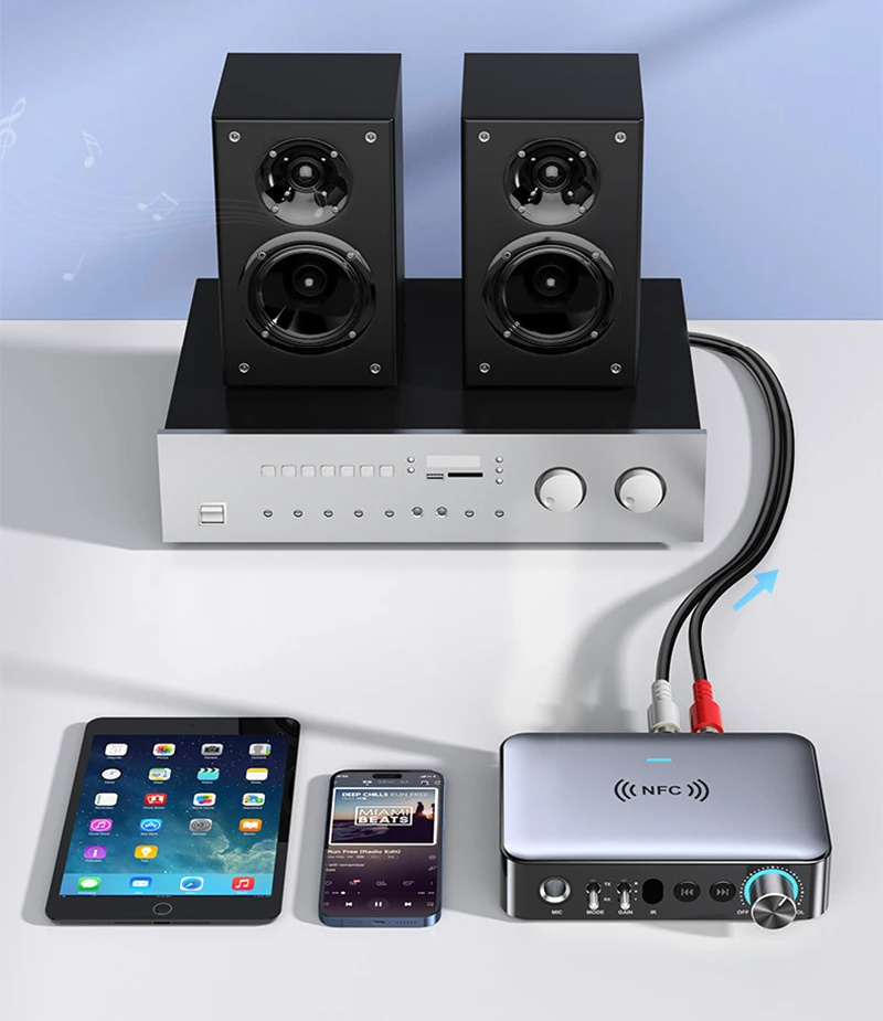 M16-Pro-Bluetooth-Audio-Empfaumlnger-Transmitter-NFC-Stereo-35-mm-AUX-Klinkenanschluss-Optisch-Koaxi-2001633-7