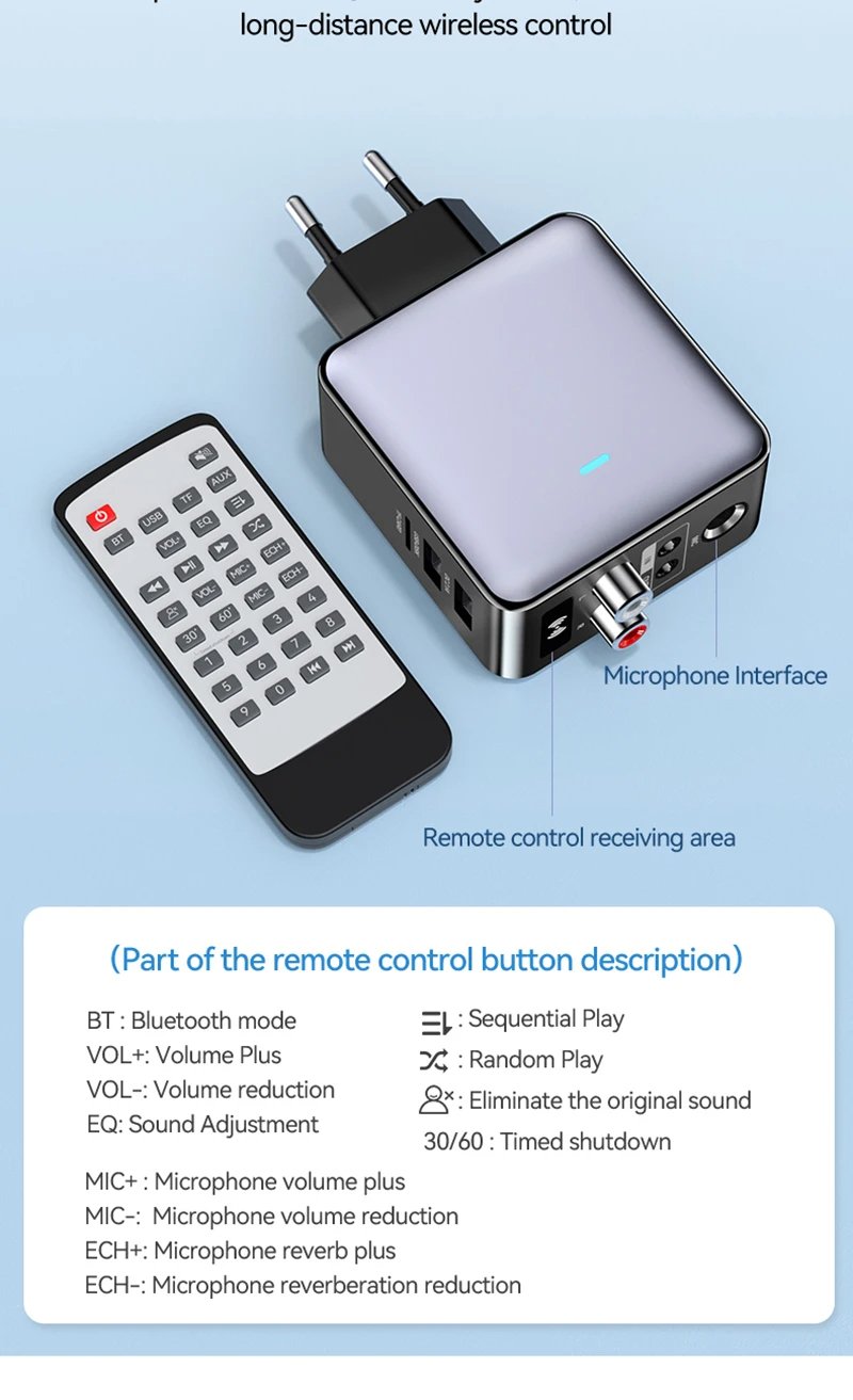 OMS-H6-Bluetooth-53-Audio-Transmitter-Empfaumlnger-35mm-AUXRCAU-DiskTFUSB65mm-MIC-Karaoke-HIFI-Stere-2003495-13