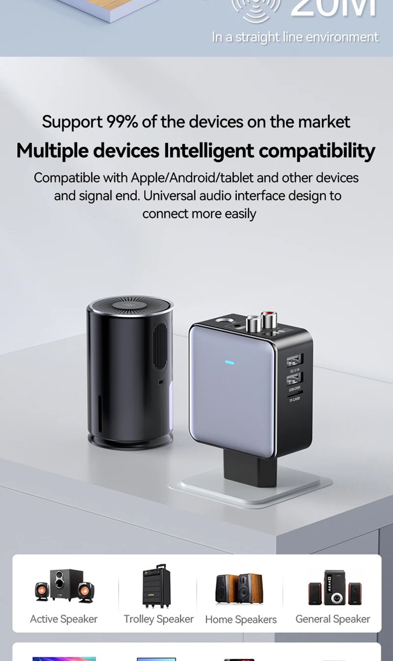 OMS-H6-Bluetooth-53-Audio-Transmitter-Empfaumlnger-35mm-AUXRCAU-DiskTFUSB65mm-MIC-Karaoke-HIFI-Stere-2003495-20