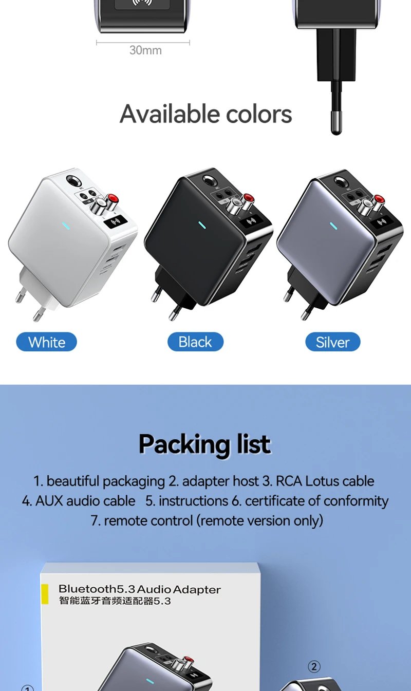 OMS-H6-Bluetooth-53-Audio-Transmitter-Empfaumlnger-35mm-AUXRCAU-DiskTFUSB65mm-MIC-Karaoke-HIFI-Stere-2003495-23