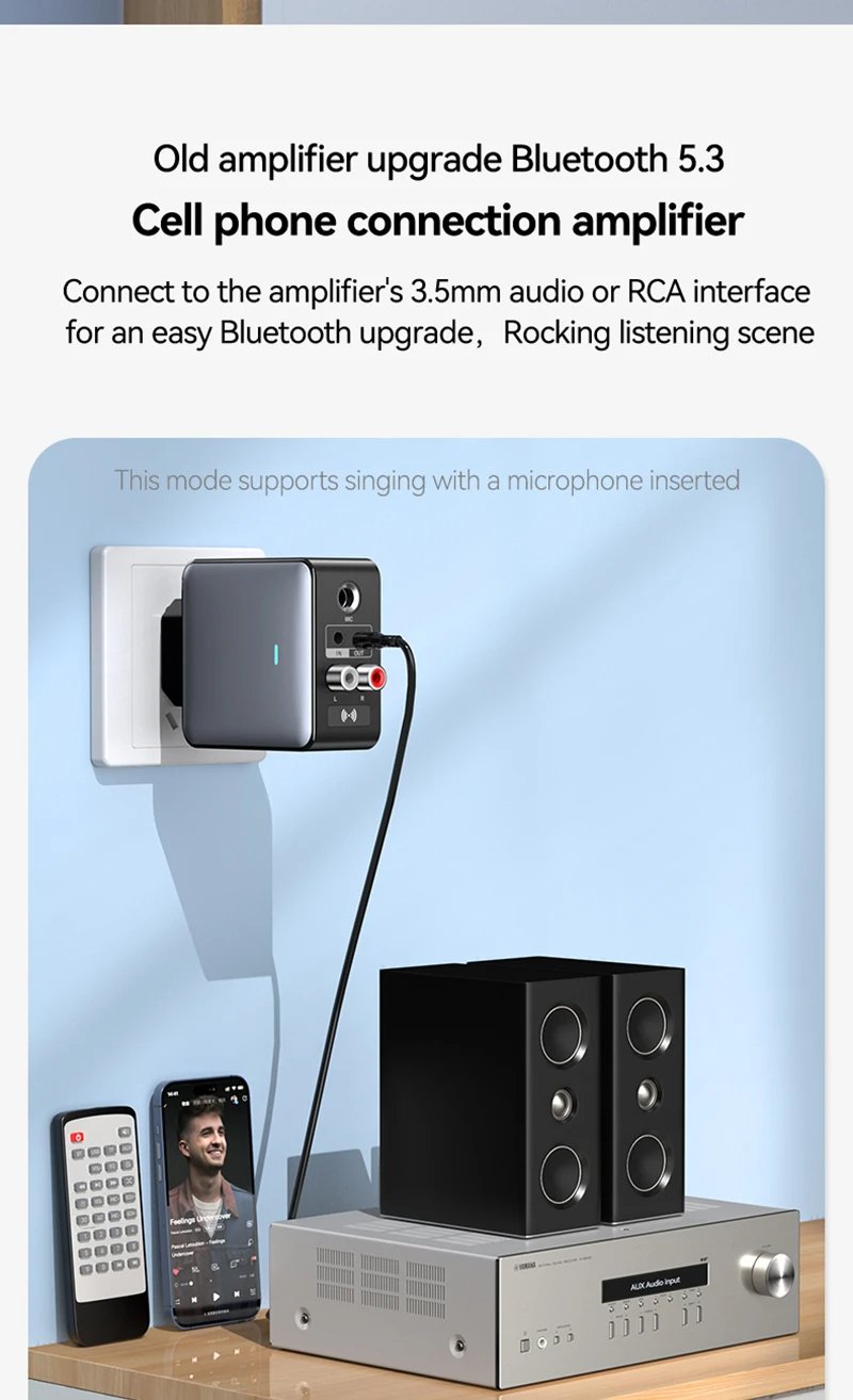 OMS-H6-Bluetooth-53-Audio-Transmitter-Empfaumlnger-35mm-AUXRCAU-DiskTFUSB65mm-MIC-Karaoke-HIFI-Stere-2003495-8