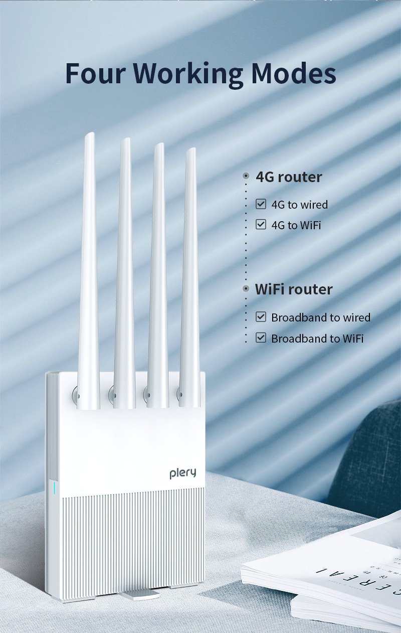 PLERY-R623-4G-LTE-Router-Drahtlos-300Mbps-Schnelle-kabelgebundene-und-drahtlose-Verbindungen-Unterst-2020632-4