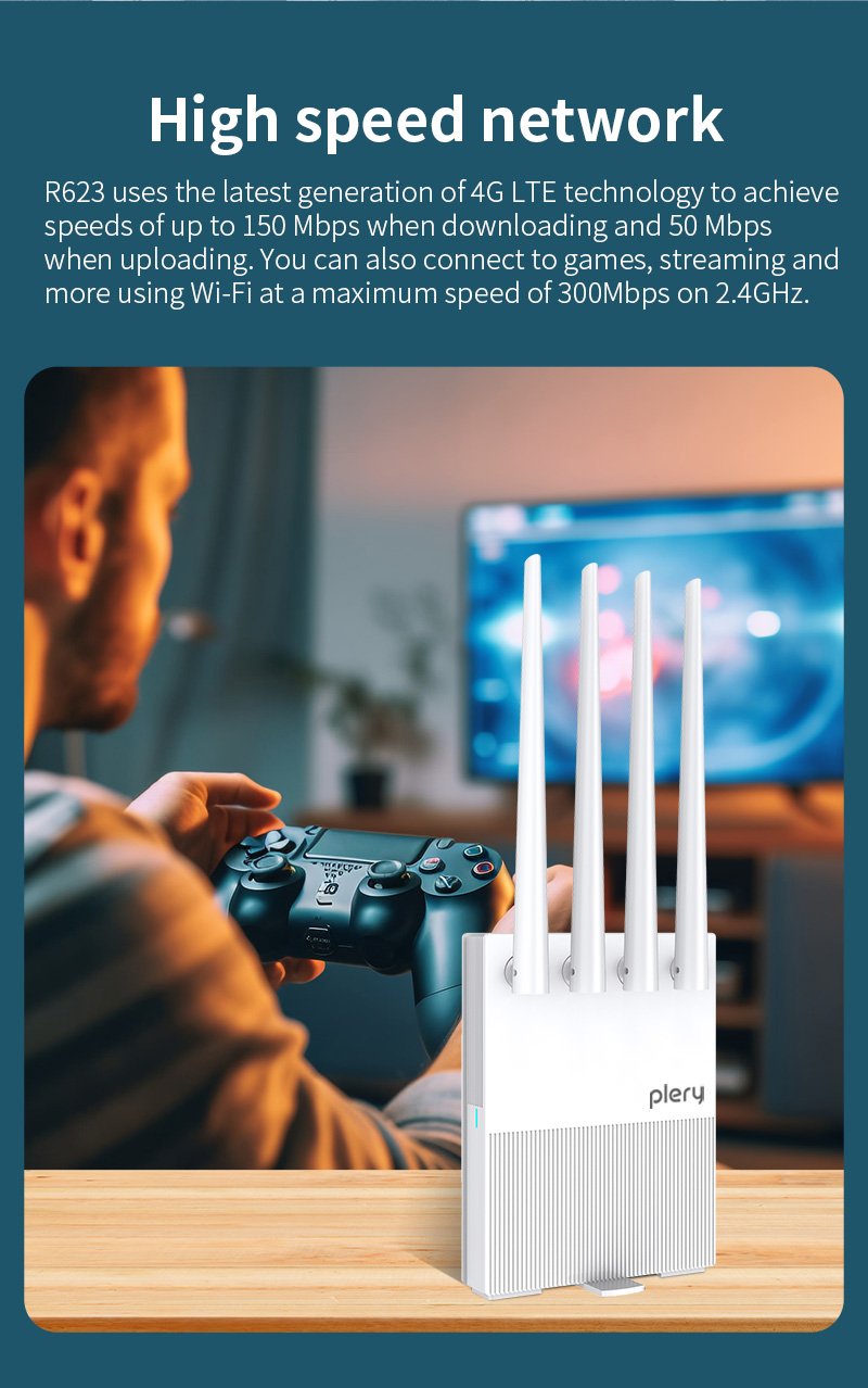 PLERY-R623-4G-LTE-Router-Drahtlos-300Mbps-Schnelle-kabelgebundene-und-drahtlose-Verbindungen-Unterst-2020632-7