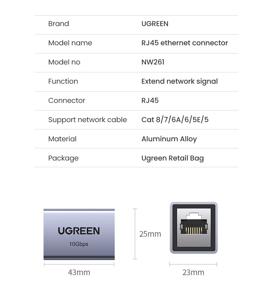 UGREEN-RJ45-Stecker-10-Gbps-Netzwerkverlaumlngerung-fuumlr-Cat8-Cat7-Cat6-Ethernet-Kabel-Adapter-Gig-1984672-11