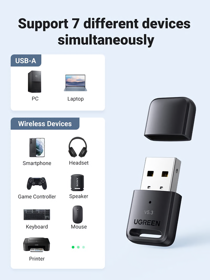 Ugreen-USB-Bluetooth-53-Adapter-WIN10-treiberfrei-Audio-Receiver-fuumlr-PC-1981841-3