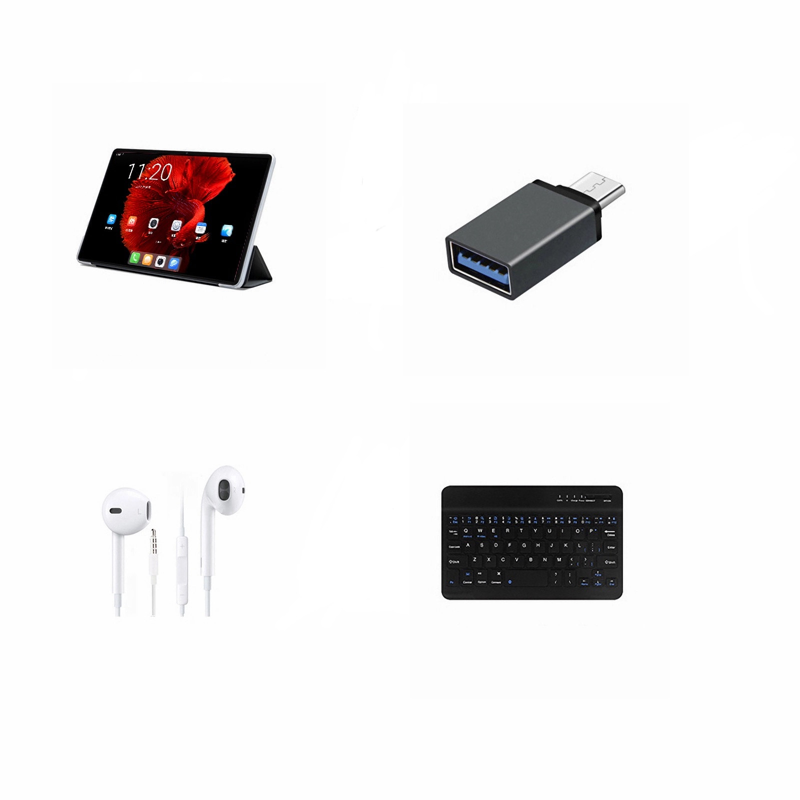 Universal-Kopfhoumlrer--OTG--Huumlllenabdeckung--Bluetooth-Tastatur-Set-fuumlr-das-Alldocube-iPlay-5-1998524-2